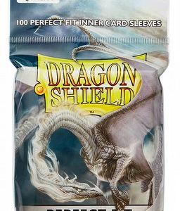Dragon Shield Sleeves: Perfect Fit Standard- Clear/Clear (100 ct.) Top Load