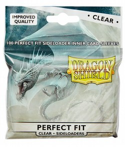 Dragon Shield Sleeves: Perfect Fit Sideloaders- Clear (100 ct. In bag)