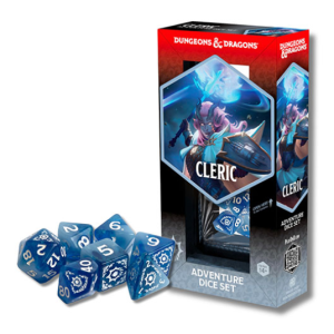 D&D Adventure Dice Set: Cleric: White, Blue