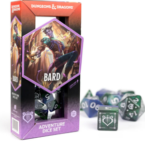 D&D Adventure Dice Set: Bard- Blue