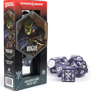 D&D Adventure Dice Set: Rogue- Purple