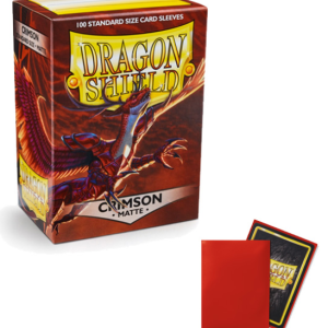 Dragon Shield Sleeves: Standard- Classic Crimson (100 ct.)