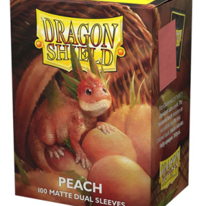 Dragon Shield Sleeves: Standard DUAL- Matte Peach 'Piip' (100 ct.)