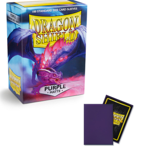 Dragon Shield Sleeves: Standard- Matte Purple (100 ct.)
