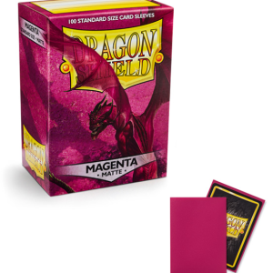 Dragon Shield Sleeves: Standard- Matte Magenta (100 ct.)