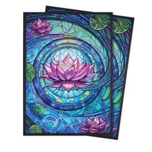 Card Sleeves: Standard- Matte Art- Stained Glass- Blossom Grace (100 ct)