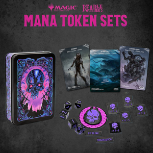 MTG: Token Set- Black Mana Metal Token Set
