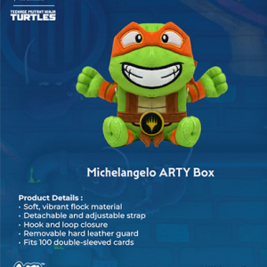 Deckbox: MTG ARTY Box- Teenage Mutant Ninja Turtles- Michelangelo